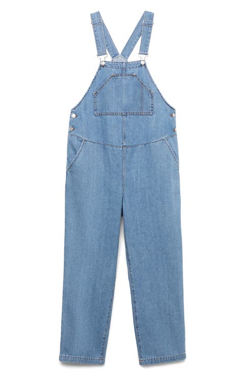 Denim Maternity Overalls