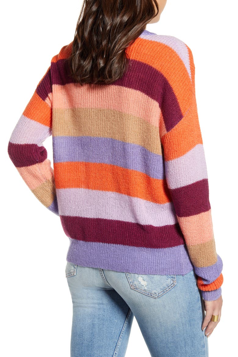 Multicolor Stripe Sweater, Alternate, color, MULTI STRIPE