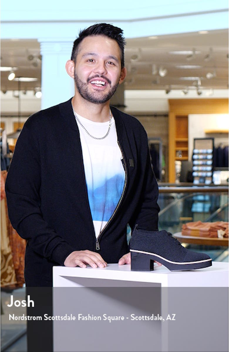 Jemma Lace-Up Platform Stretch Knit Bootie, sales video thumbnail