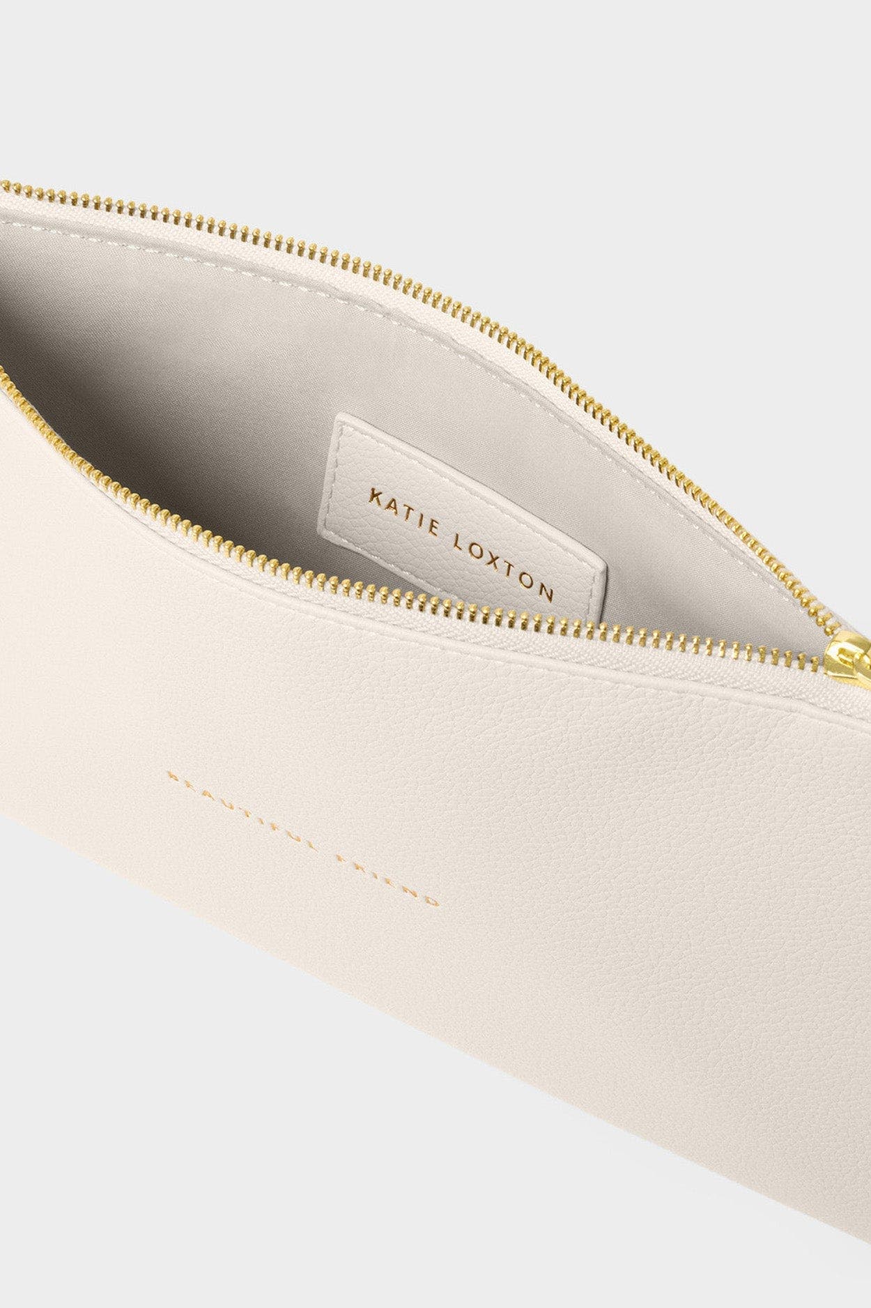 Katie Loxton Sentiment Pouch 
Beautiful Friend
, Alternate, color, White