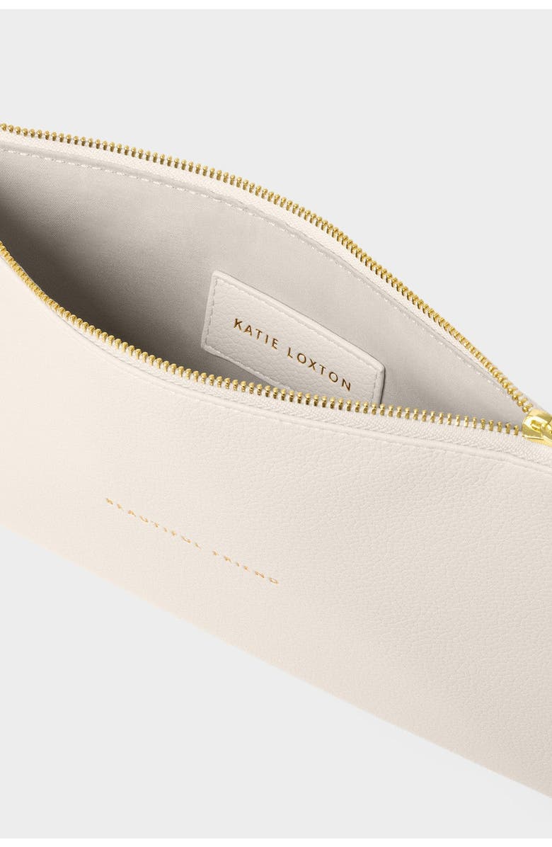 Katie Loxton Sentiment Pouch 'Beautiful Friend', Alternate, color, White