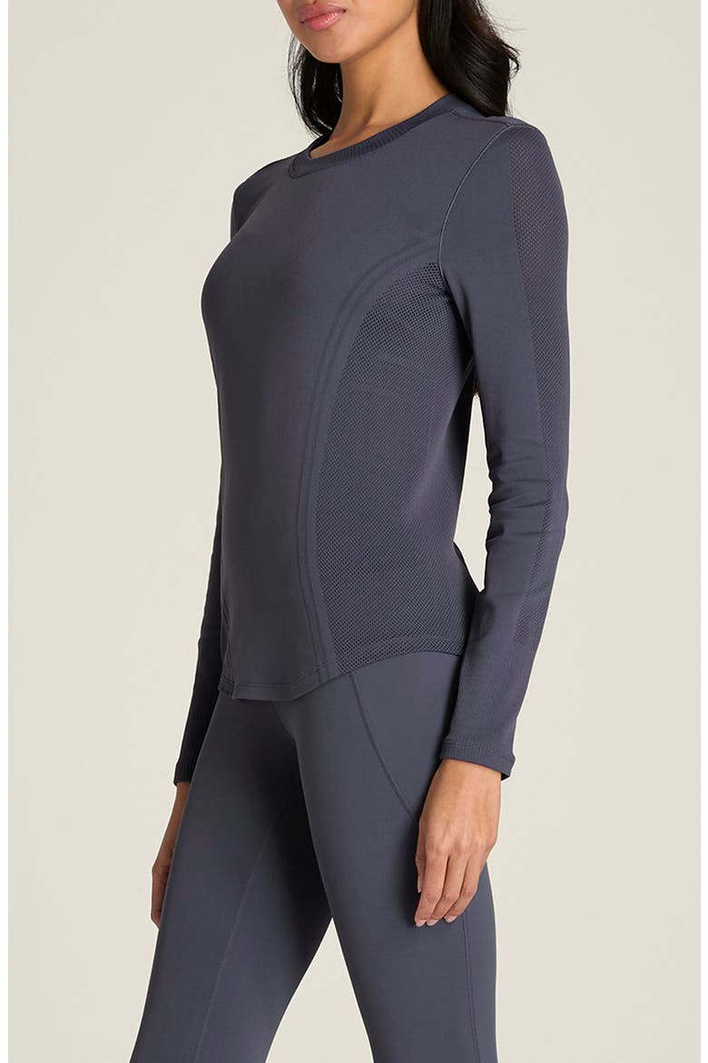 Pro Seamless Performance Long Sleeve Top, Alternate, color, GRAYSTONE