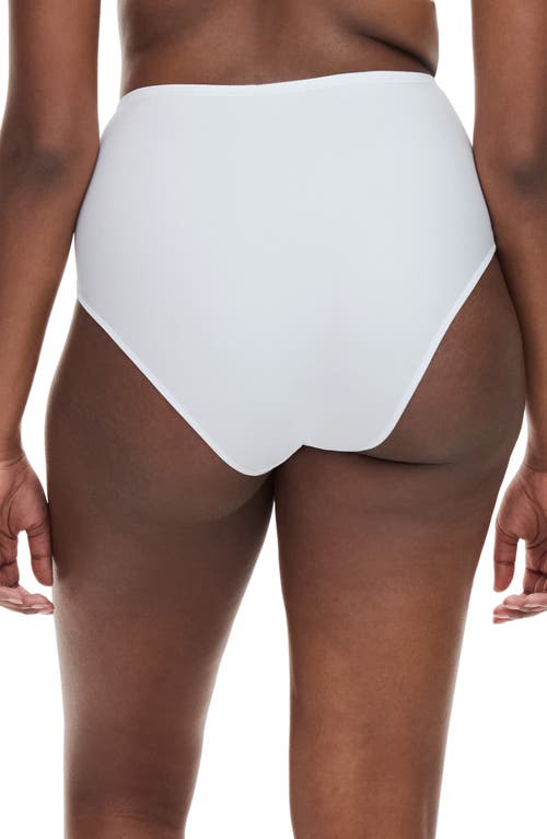 Chantelle Pulp Lace Trim High Waist Briefs