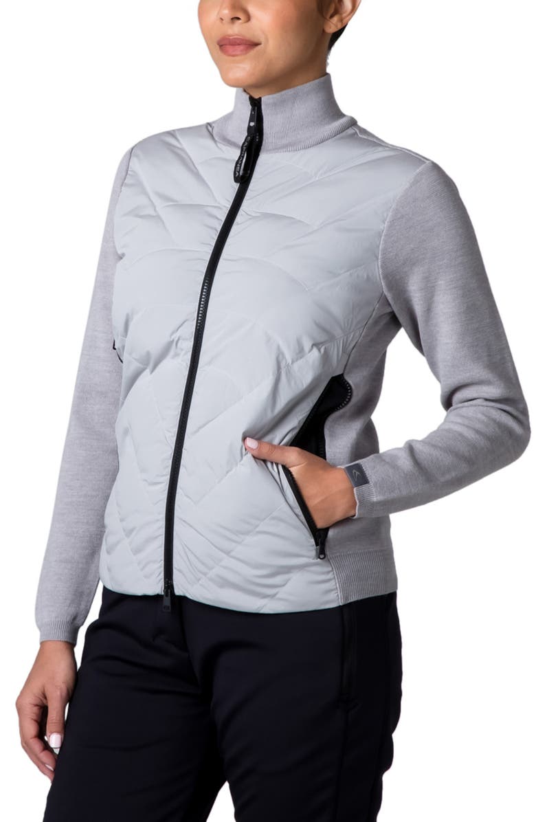 Capranea Bella Tola Quilted Merino Wool Jacket, Alternate, color, 