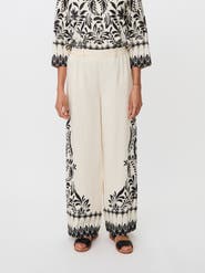 Masai Copenhagen Mapelyssa Floral Border Trousers