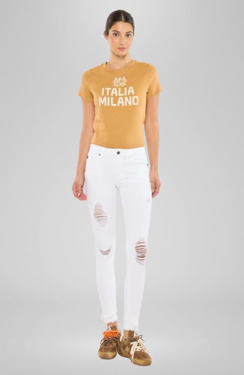 Lana Mid Rise Ankle Skinny Jeans