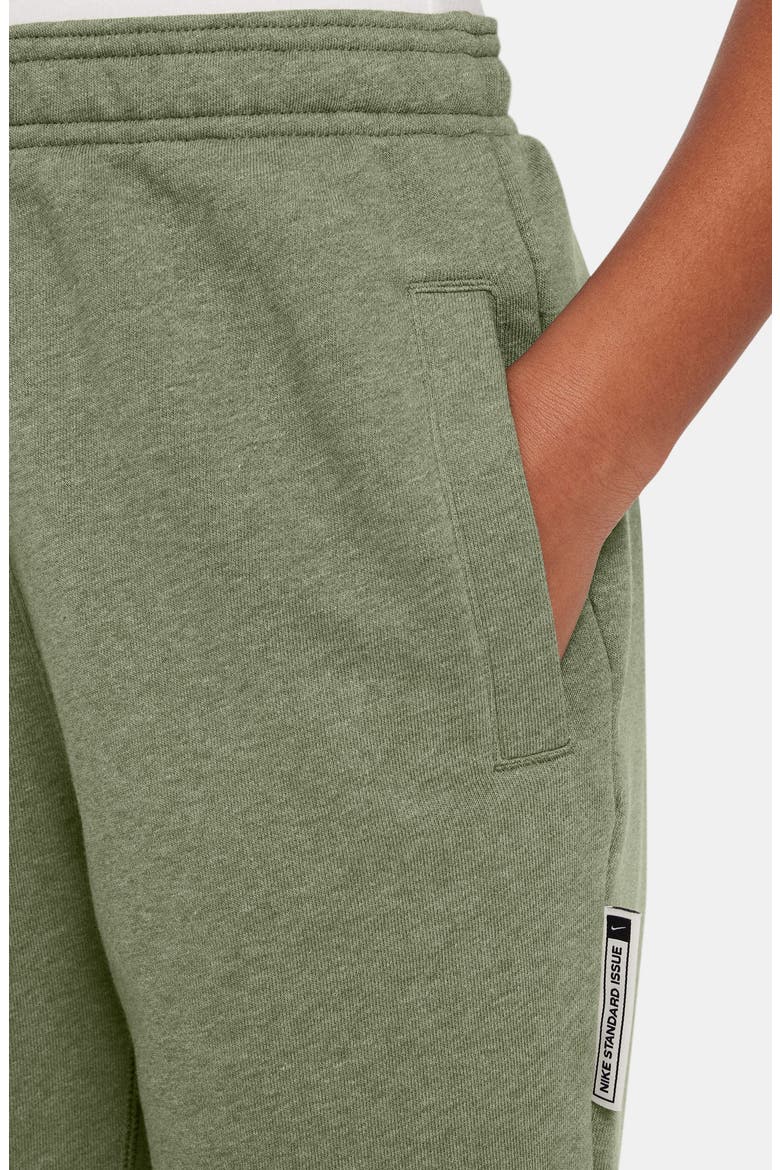 Kids' Dri-FIT Fleece Sweatpants, Alternate, color, OIL GREEN/ HEATHER/ PALE IVORY