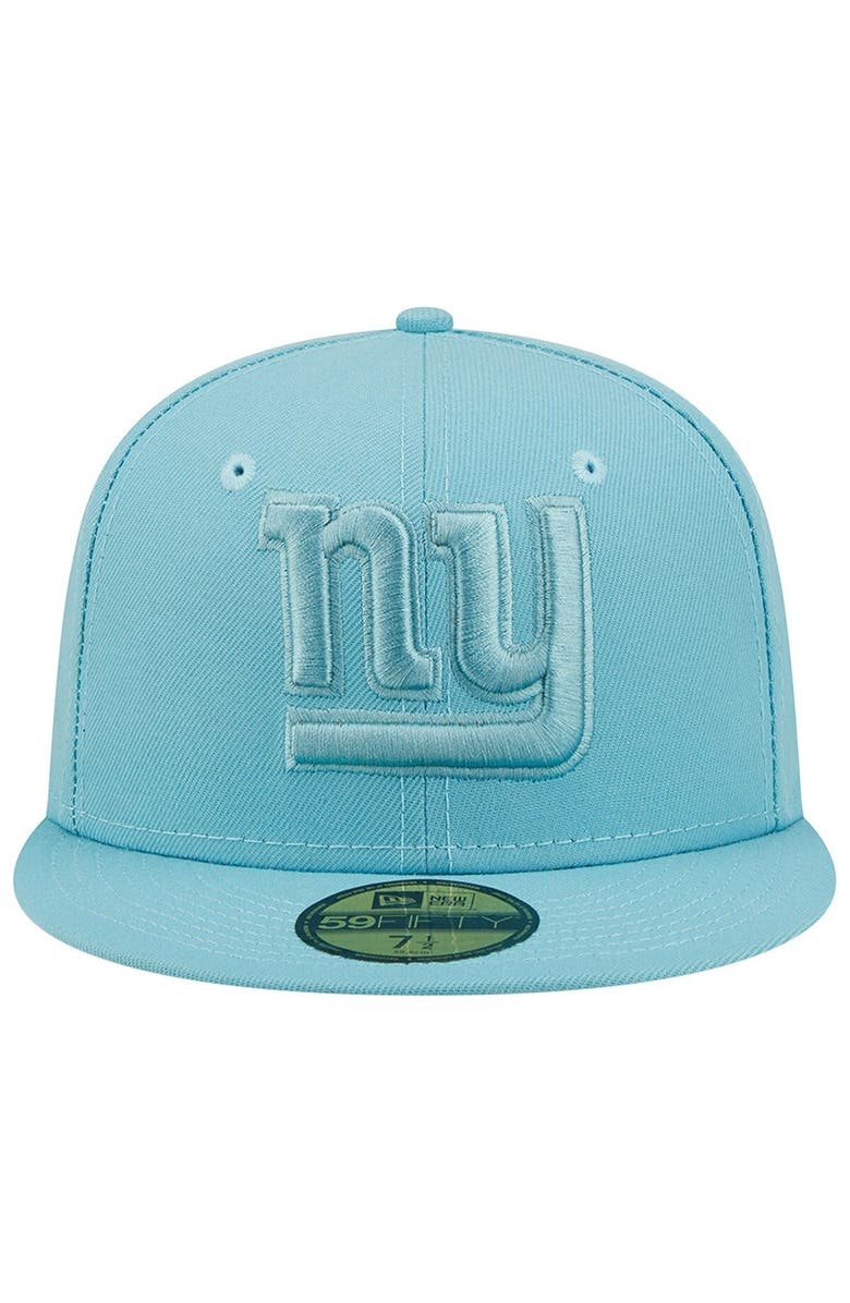 New Era Men's New Era Aqua New York Giants Color Pack 59FIFTY Fitted Hat, Alternate, color,