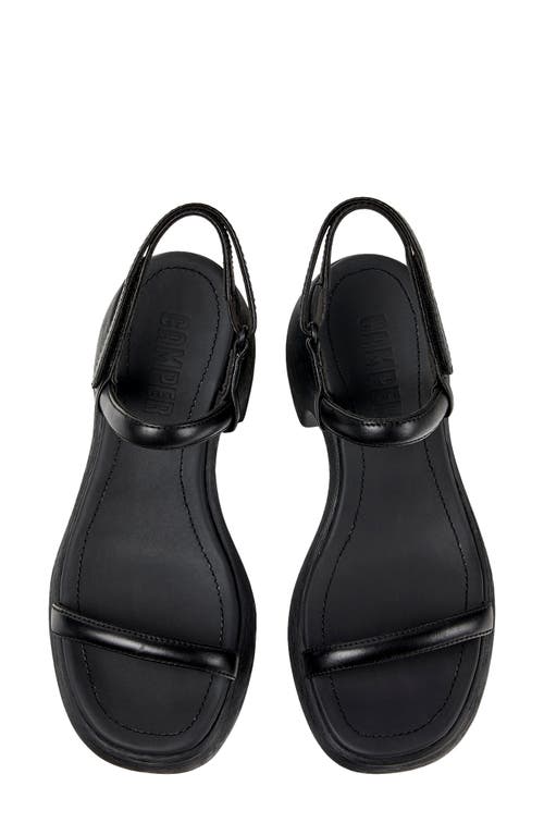Shop Camper Thelma Platform Slingback Sandal In Black