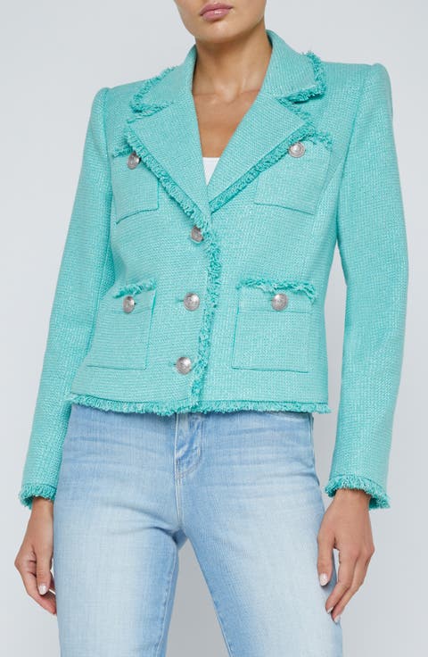 Sylvia Metallic Blazer