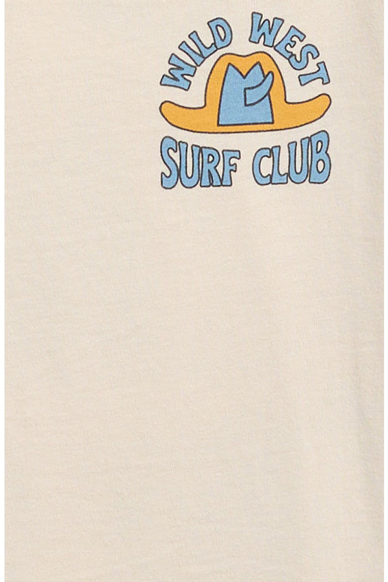 Kids' Wild West Surf Club Cotton Graphic T-Shirt, Alternate, color, CINDER