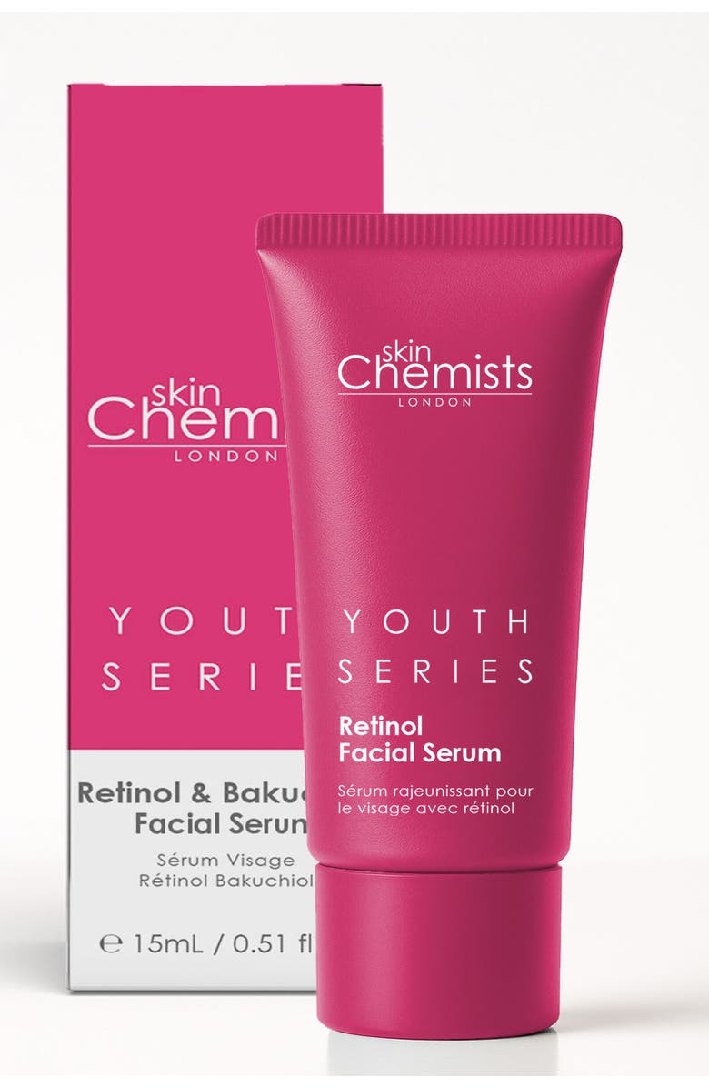 SKINCHEMISTS Youth Series Retinol & Bakuchiol Facial Serum 30ml, Alternate, color, 
