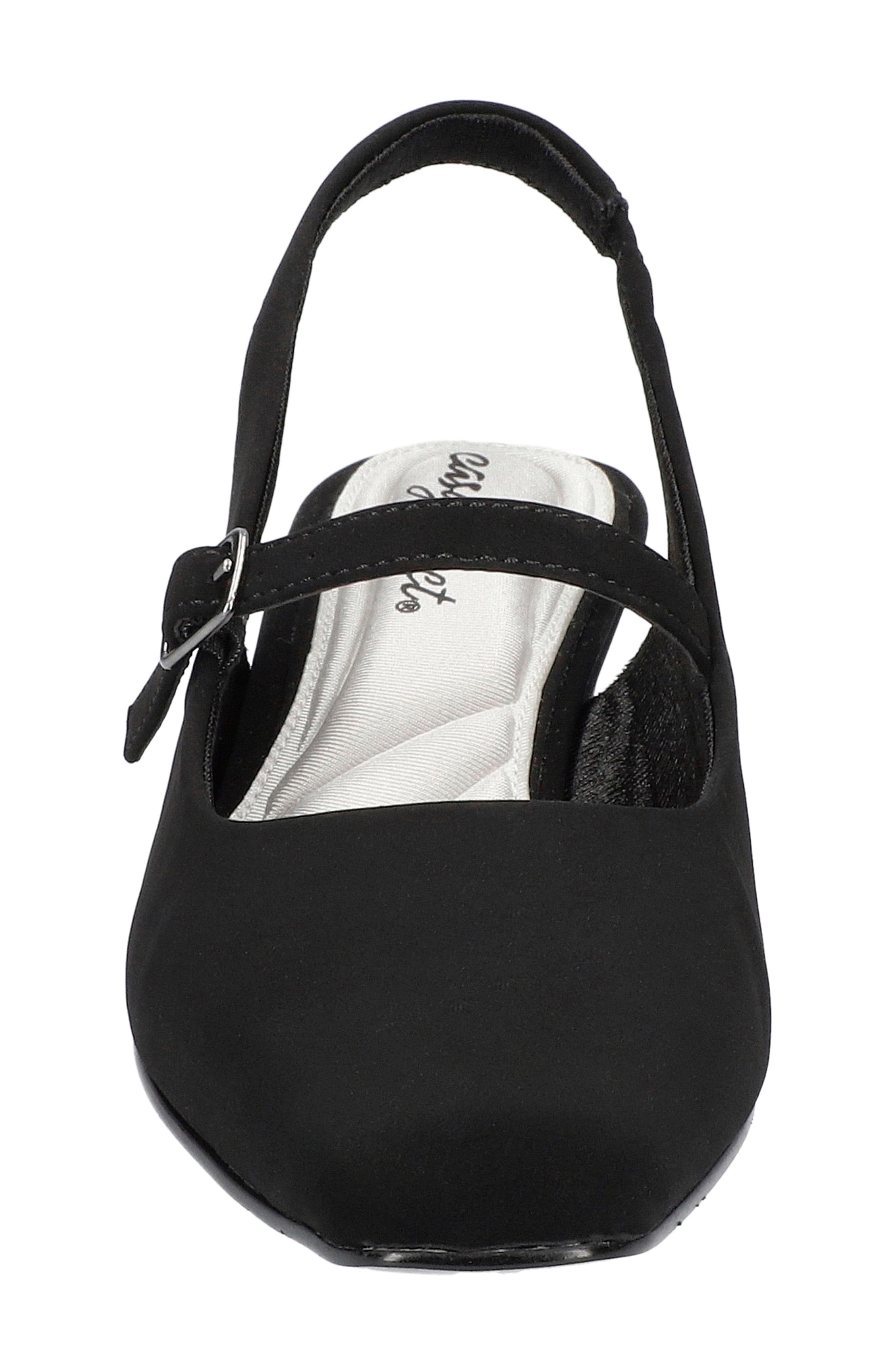 EASY STREET Cameo Slingback Mary Jane Pump, Alternate, color, Black Lamy
