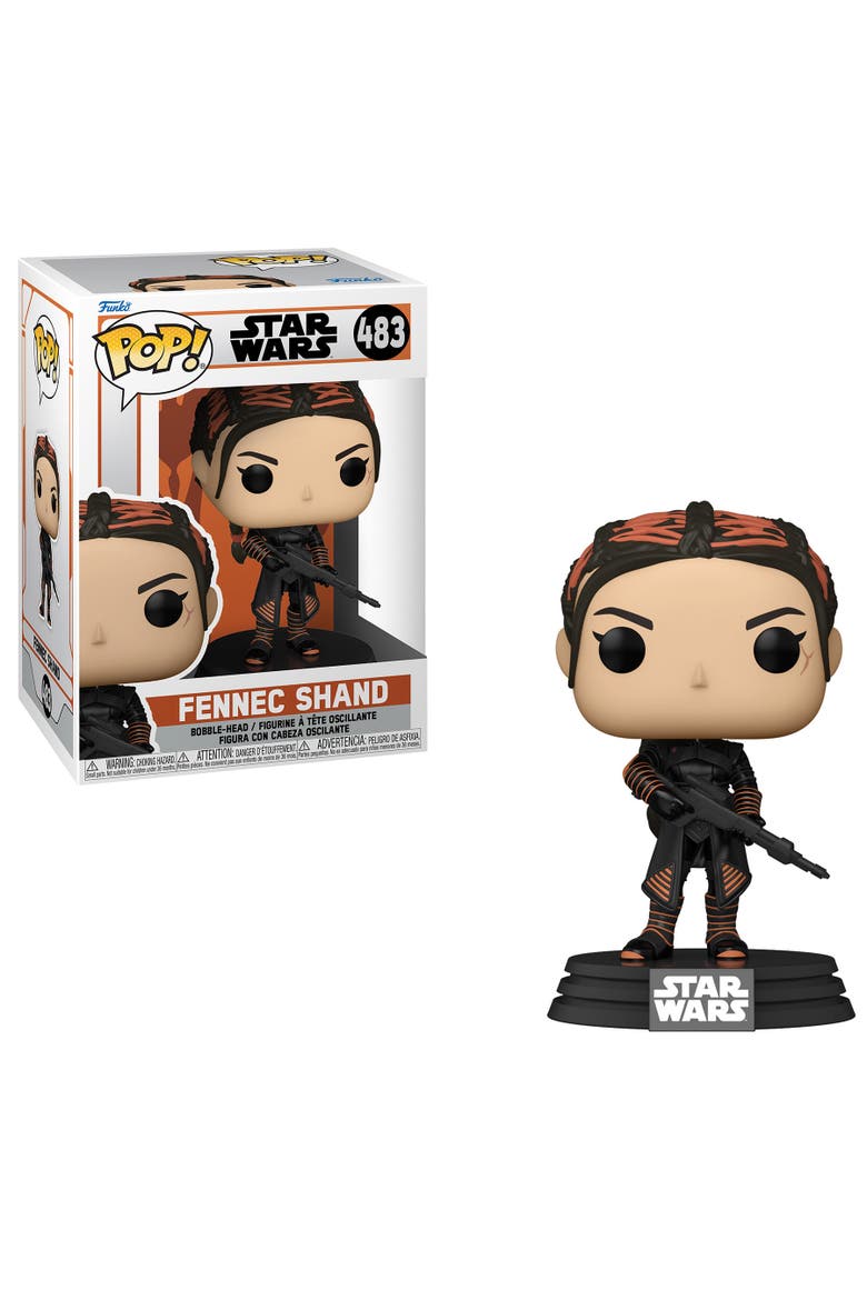 Pop! Star Wars Mandalorian Collectors Set Marshal, Fennec Shand, Alternate, color, Multicolored