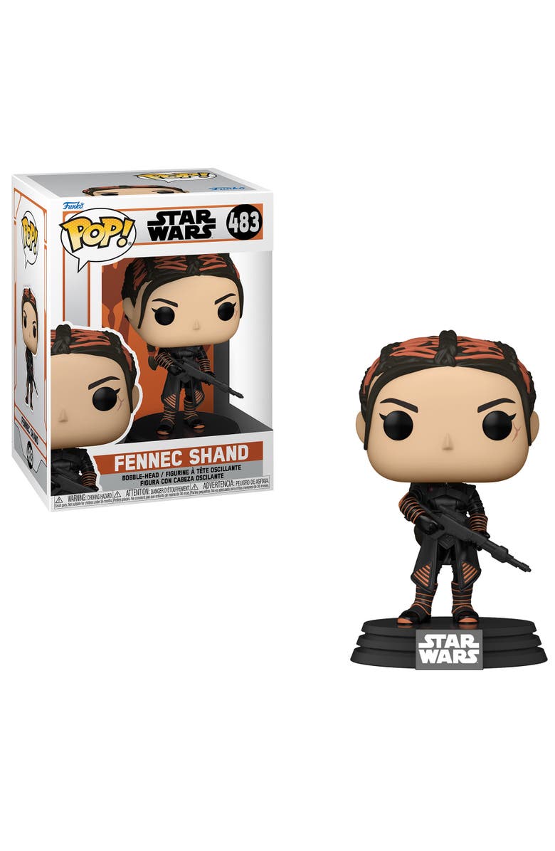 Funko Pop! Star Wars Mandalorian Collectors Set Marshal, Fennec Shand, Alternate, color, Multicolored