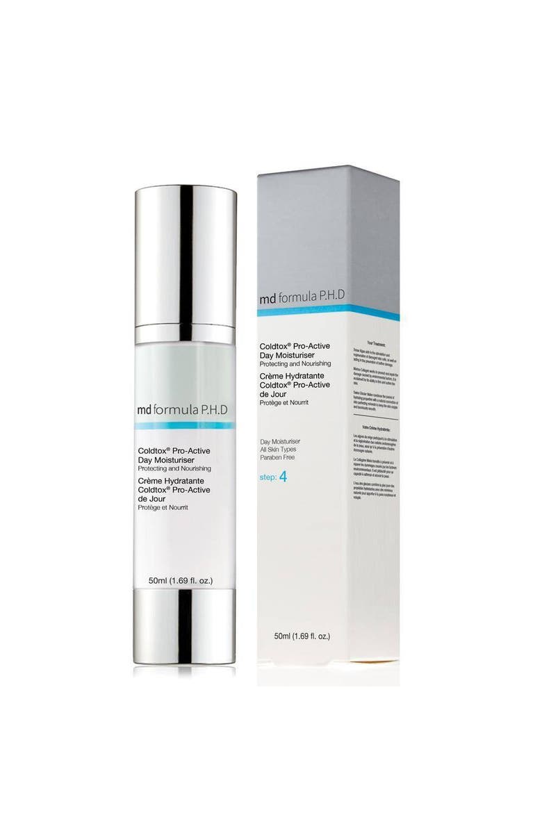MD FORMULA Coldtox Pro-Active Day Moisturiser 50ml, Main, color, White