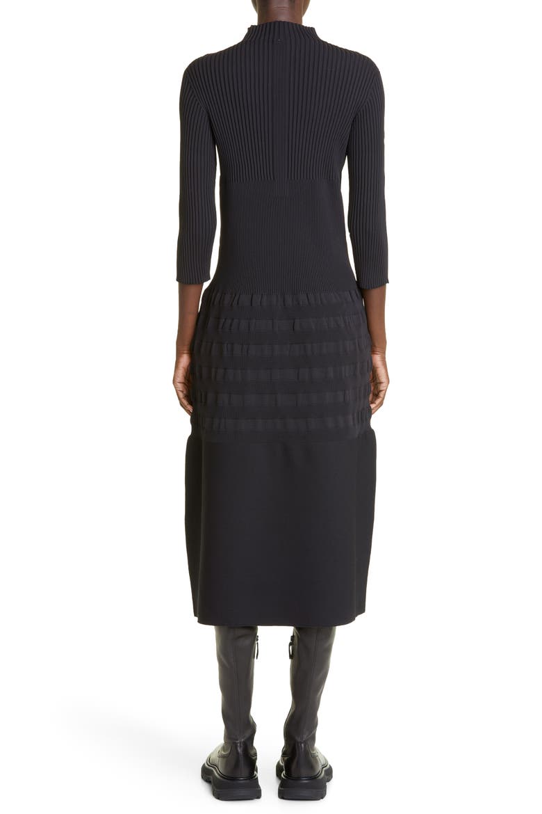 Eolion Dress 1 A-Line Sweater Dress, Alternate, color, BLACK
