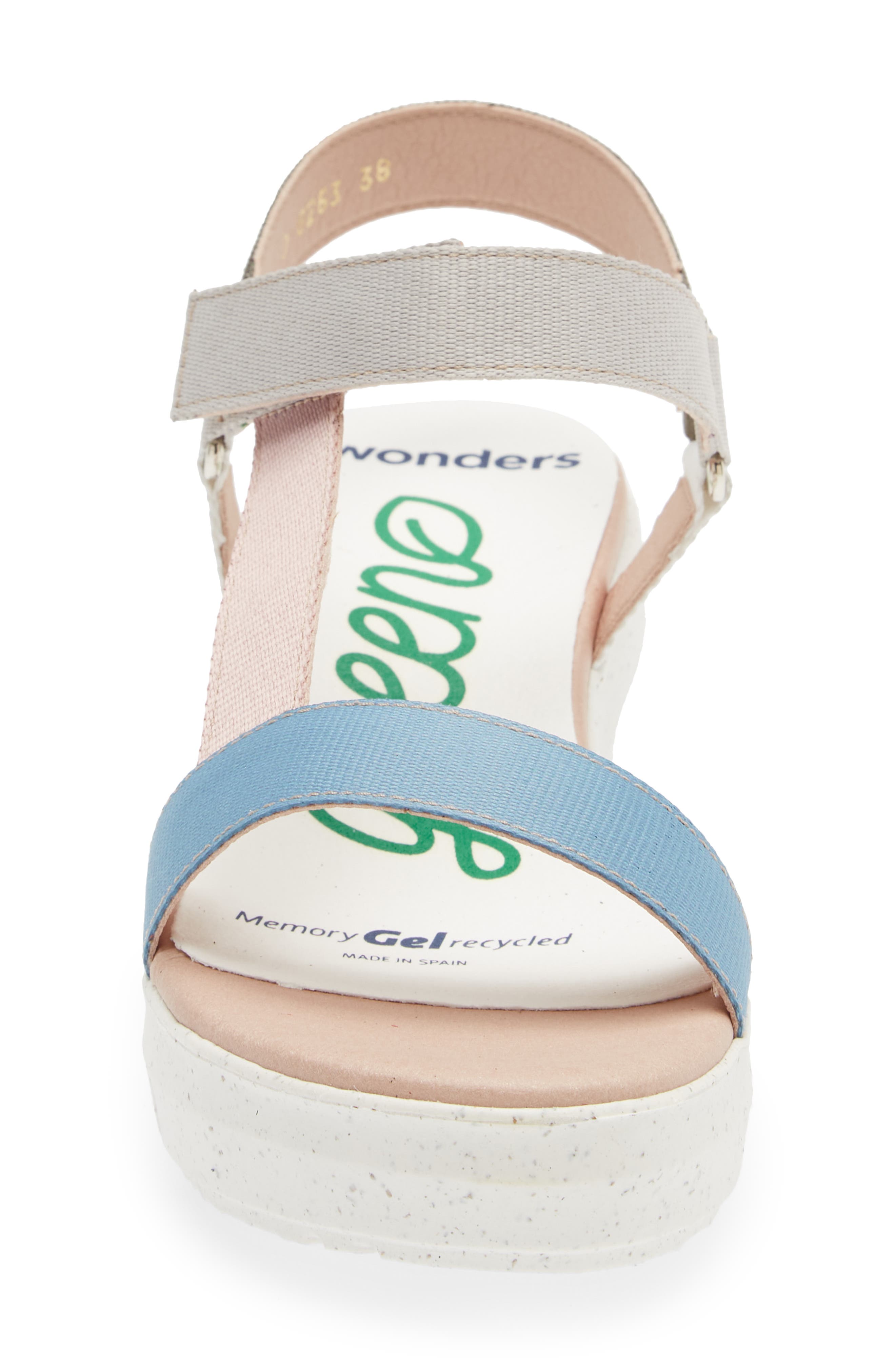 Wonders Nepal Platform Wedge Sandal, Alternate, color, 