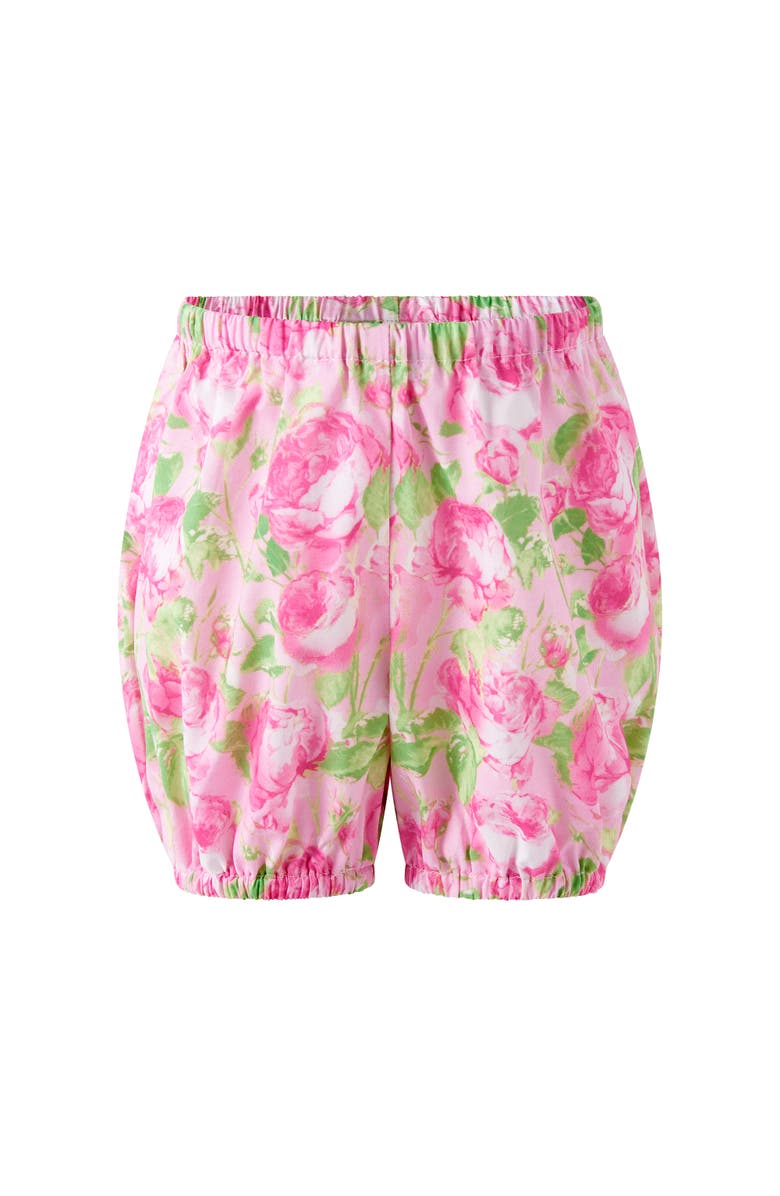 Rachel Riley Classic Rose Smocked Dress and Bloomers, Alternate, color, Pink