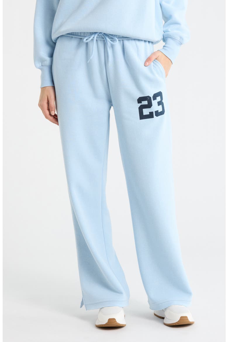 23 Fleece Sweatpants, Main, color, LIGHT BLUE