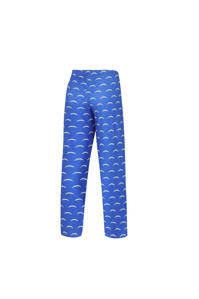 Women's Concepts Sport Powder Blue Los Angeles Chargers Gauge Allover Print Sleep Pants, Alternate, color, Powder Blue