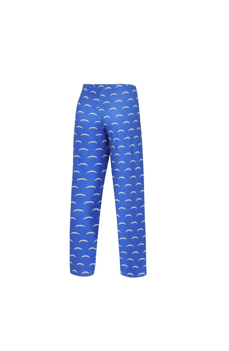 CONCEPTS SPORT Women's Concepts Sport Powder Blue Los Angeles Chargers Gauge Allover Print Sleep Pants, Alternate, color, Powder Blue
