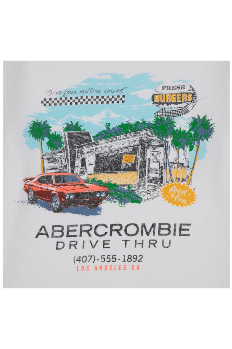 Kids' Fresh Burgers Graphic T-Shirt, Alternate, color, JET STREAM