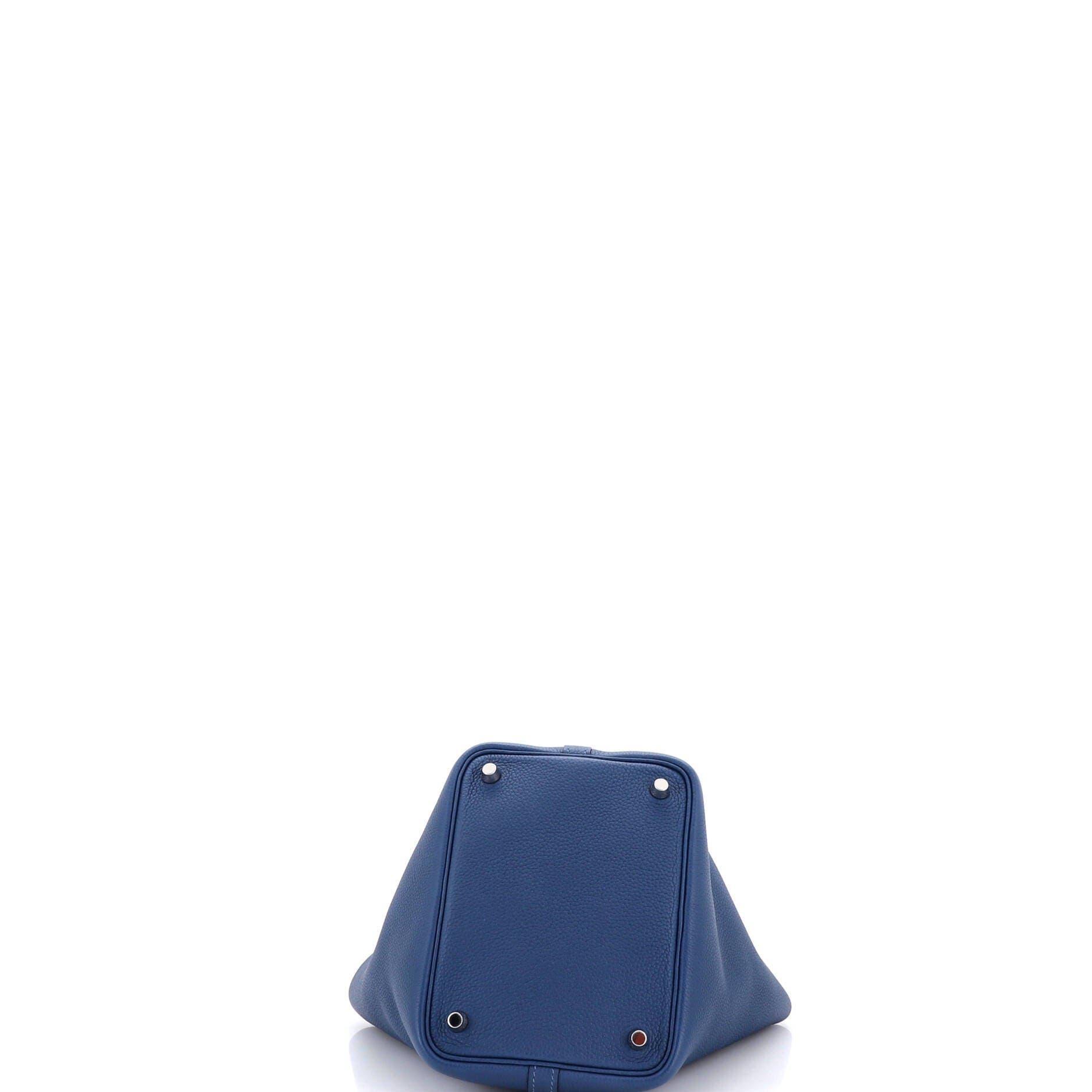 Pre-Owned Hermes Picotin Lock Bag Maurice PM, Alternate, color, Deep Blue