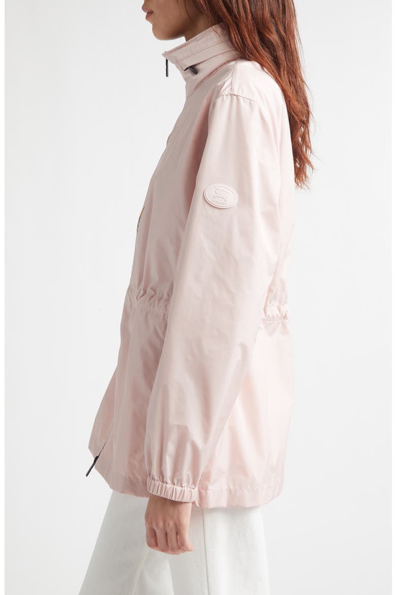 Blackpool Contrast Jacket with Stowaway Hood, Alternate, color, BOUQUET PINK