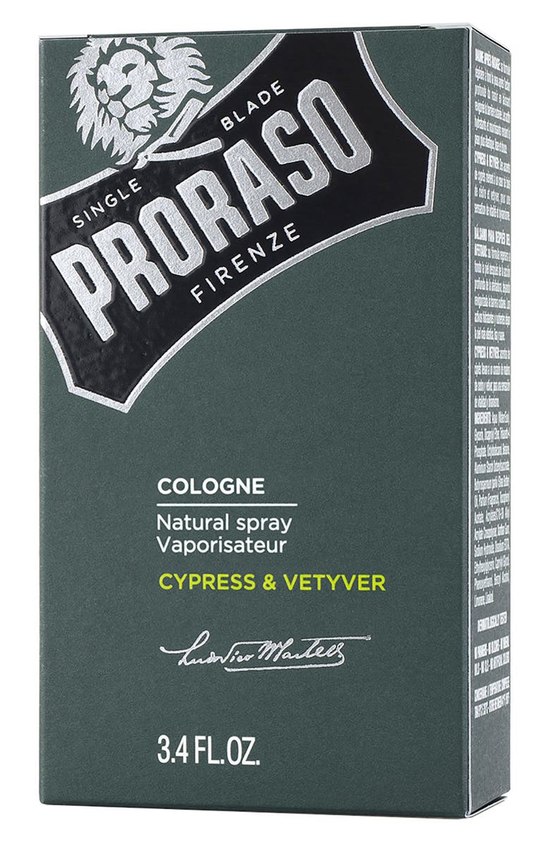 Proraso Men's Grooming Cypress & Vetyver Cologne, Alternate, color, 