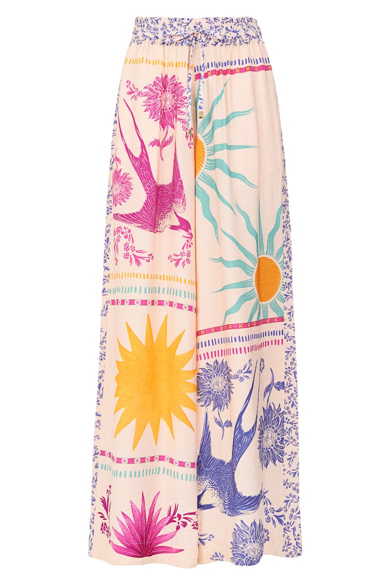 Janis Alina Wide Leg Cover-Up Pants, Alternate, color, MULTICOLOR