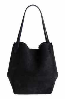 The Shopper Tote in Soft Grain Suede