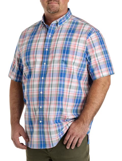 Big & Tall Plaid Sport Shirt
