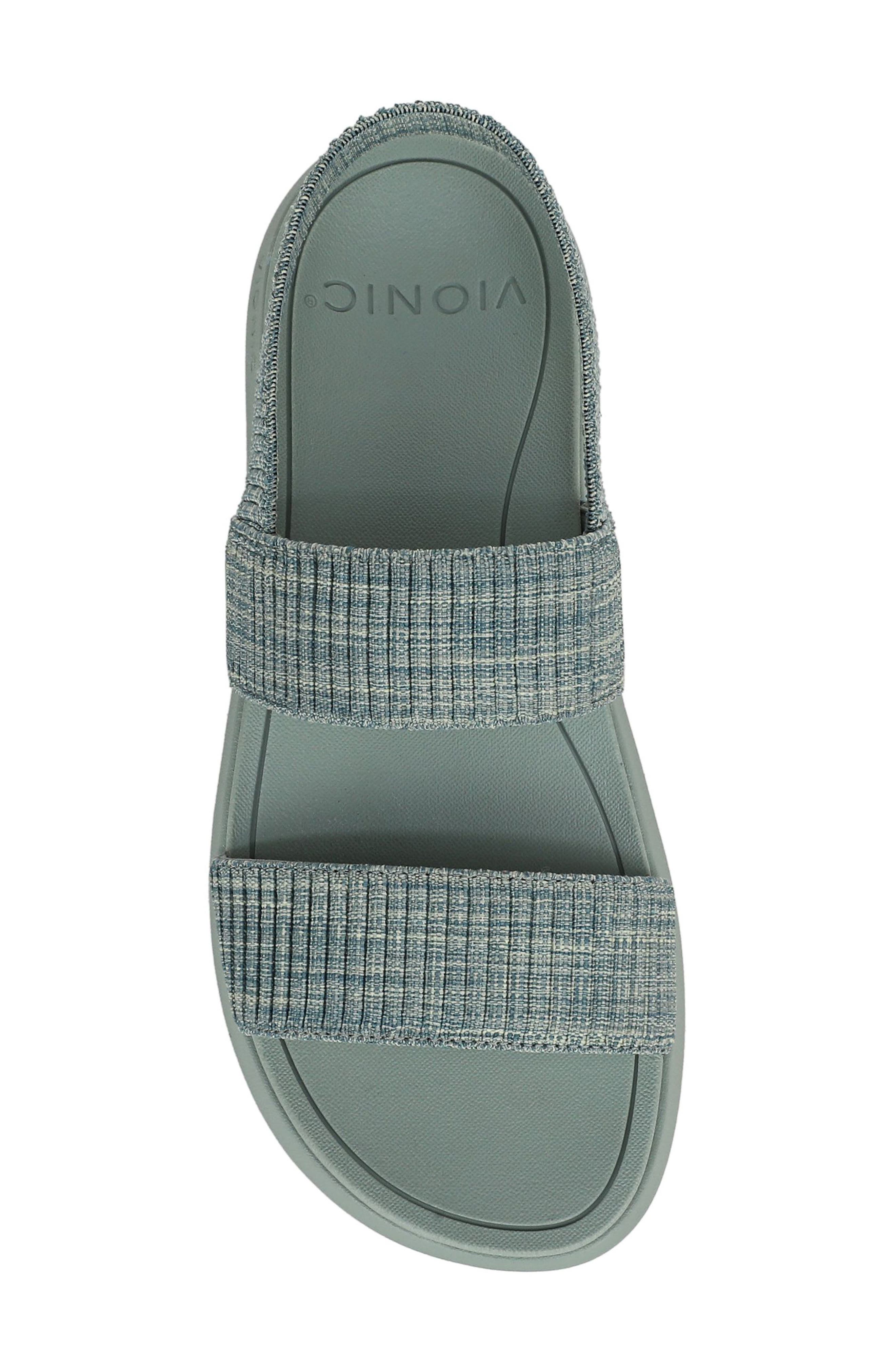 The Sky Slide Sandal, Alternate, color, ICEBERG GREEN