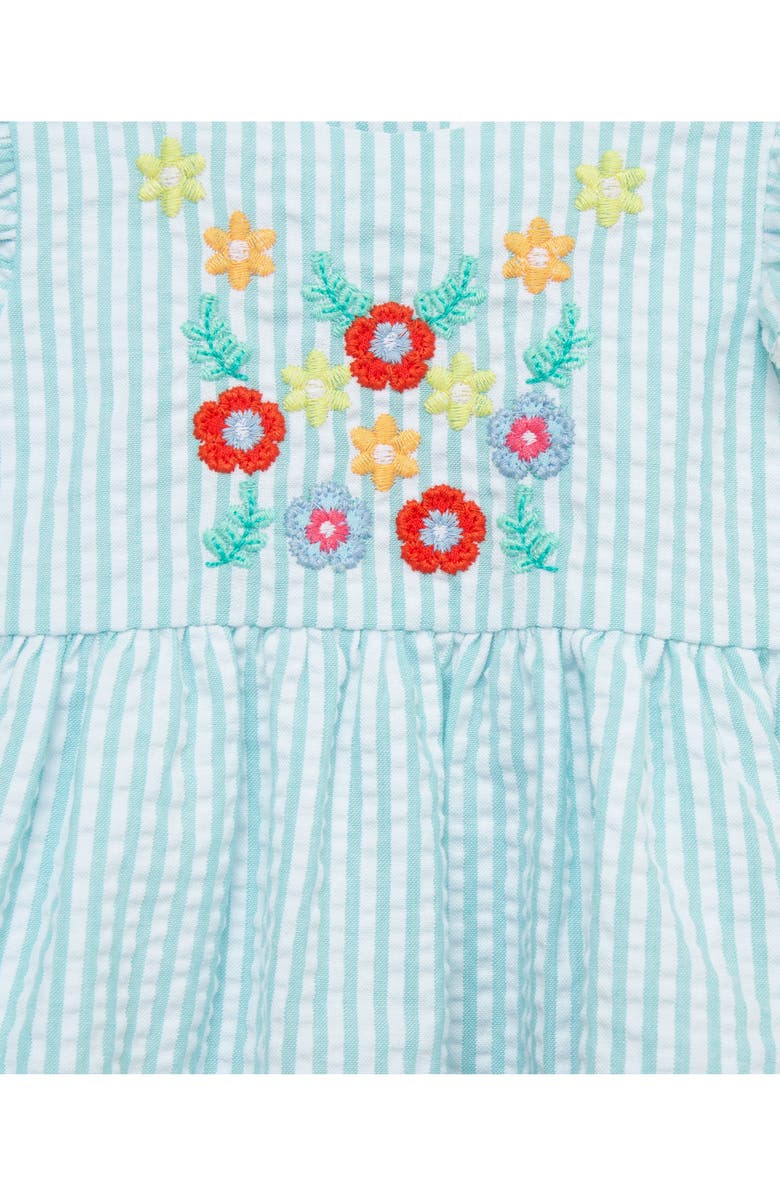 Little Me Happy Flowers Tunic, Leggings & Headband Set, Alternate, color, White