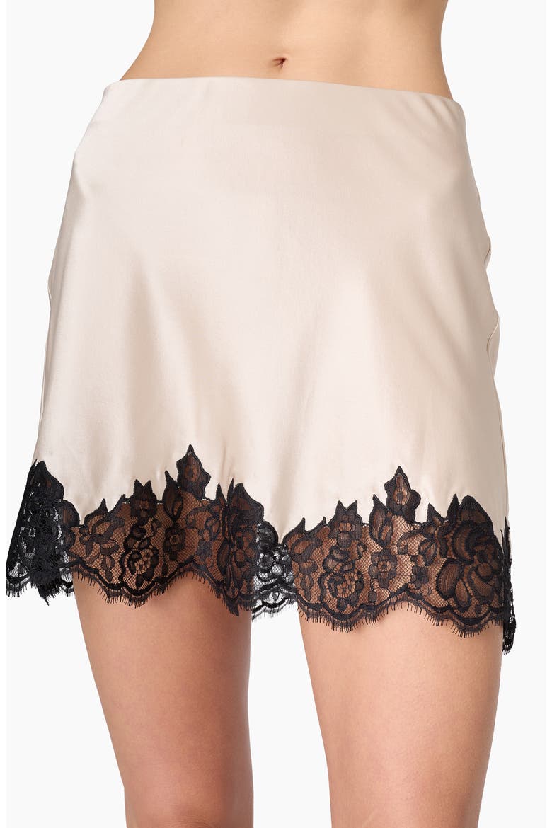 Rogers Silk Miniskirt, Alternate, color, OAT