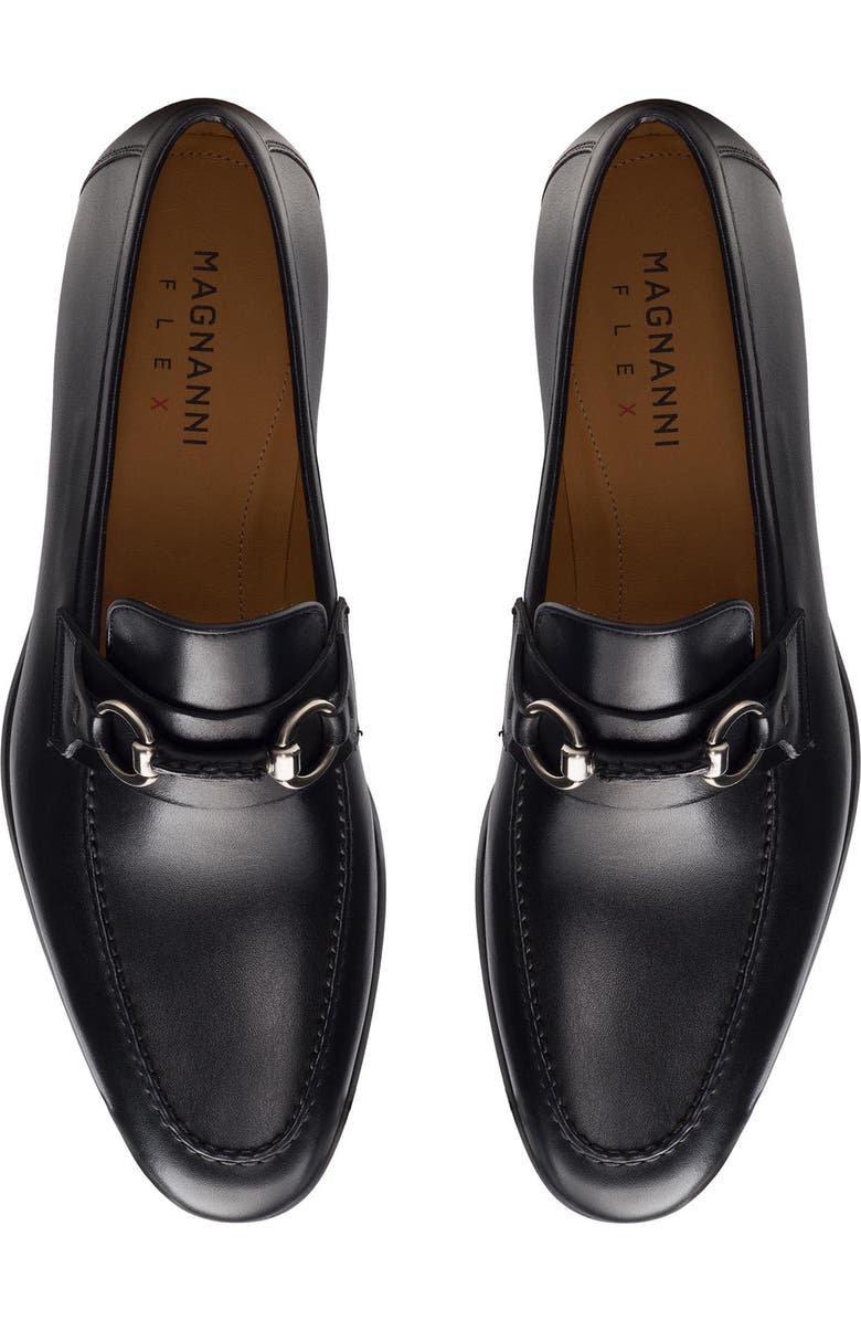 Magnanni Diago II Bit Loafer, Alternate, color, Black