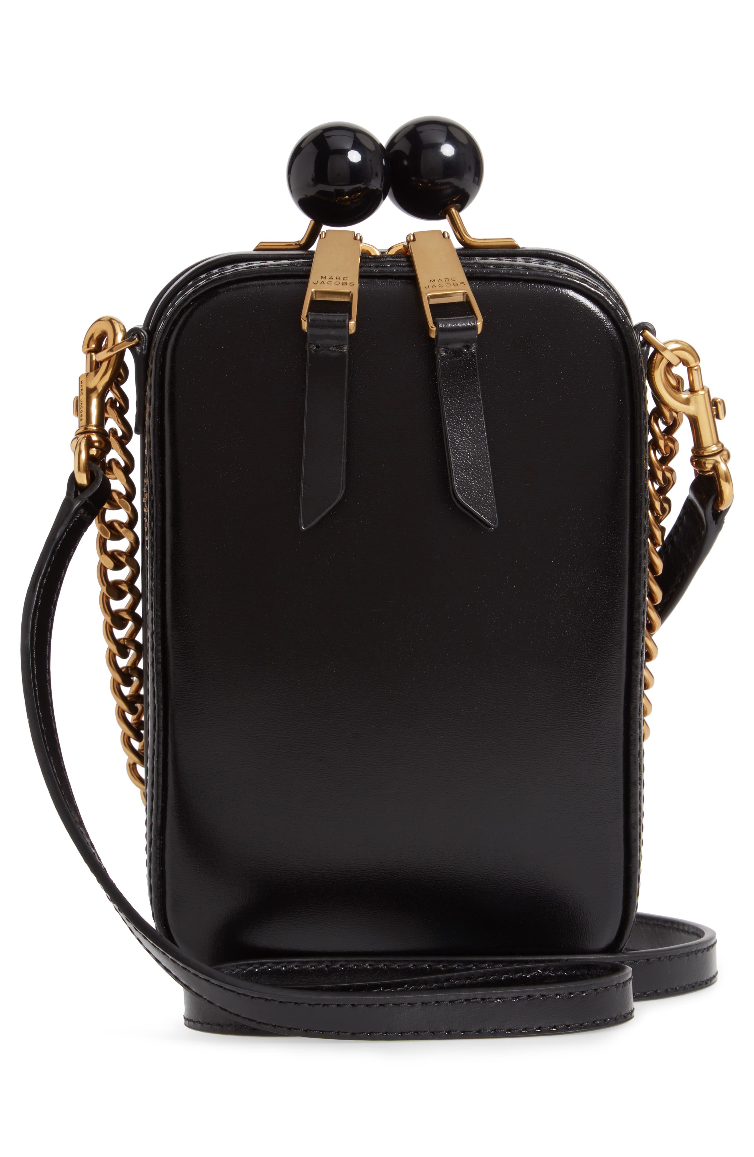 Marc Jacobs The Marc Jacobs The Vanity Leather Crossbody Bag, Alternate, color, 