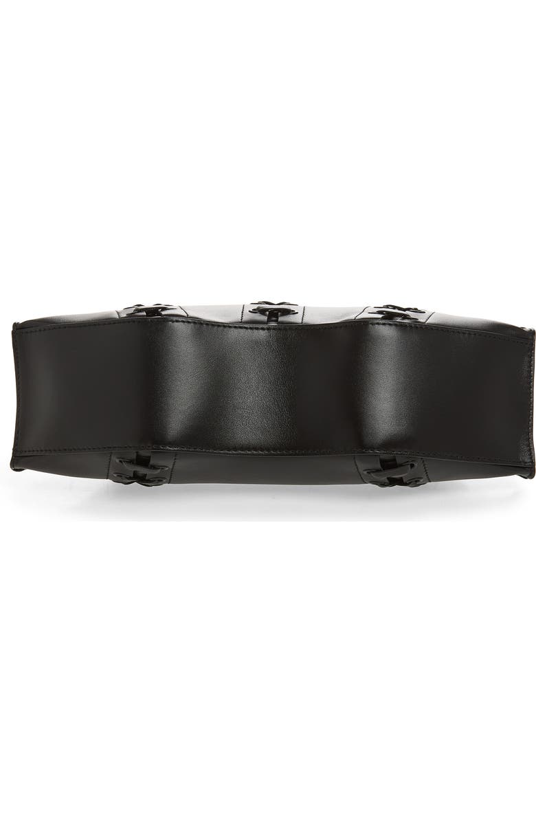 McQueen Manta Clutch, Alternate, color, Black/ Silver