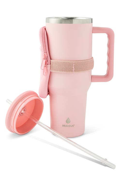 Core Home Agenda™ Stainless Steel Tumbler With Bottle Bag In Pink