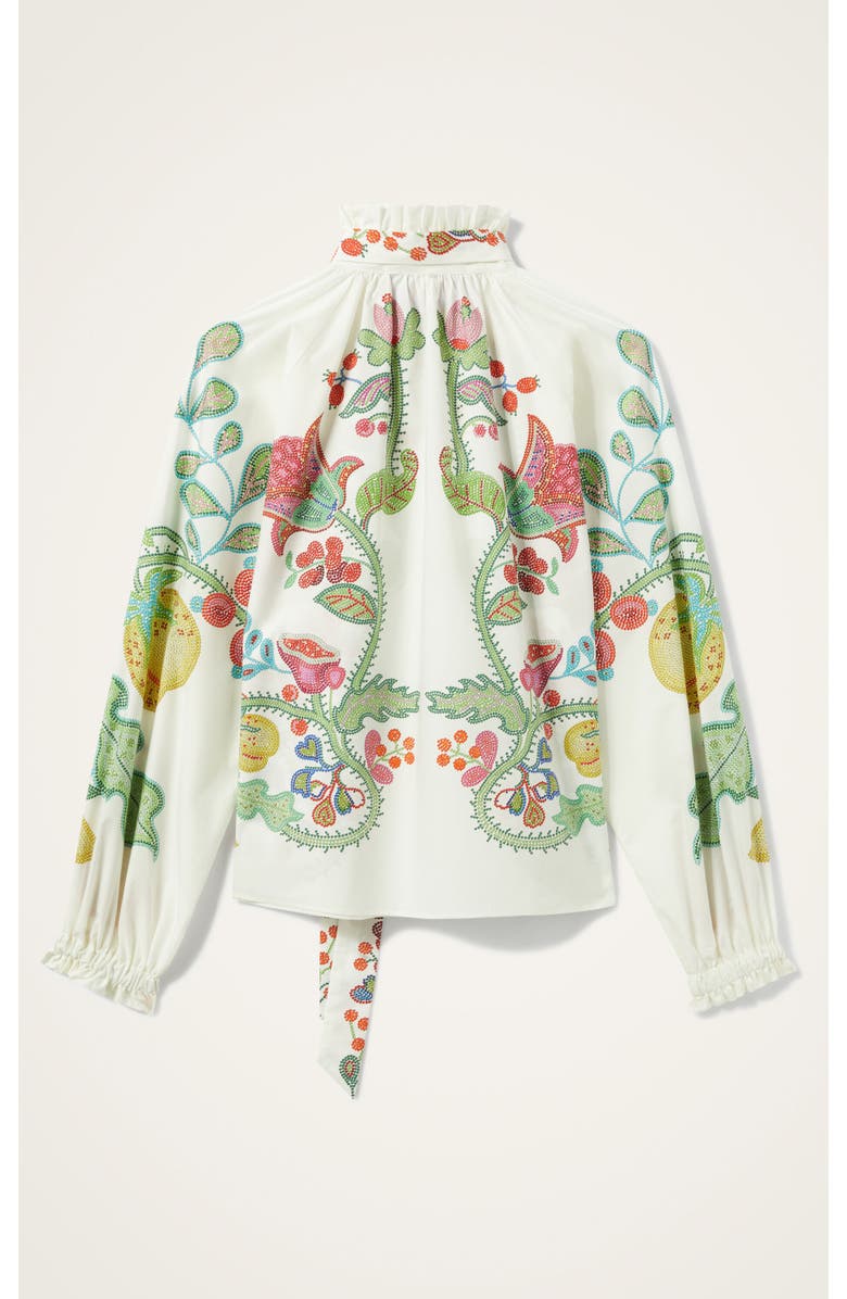 La DoubleJ Cerere Blouse Grenadilla Placée Off White, Alternate, color, Off White