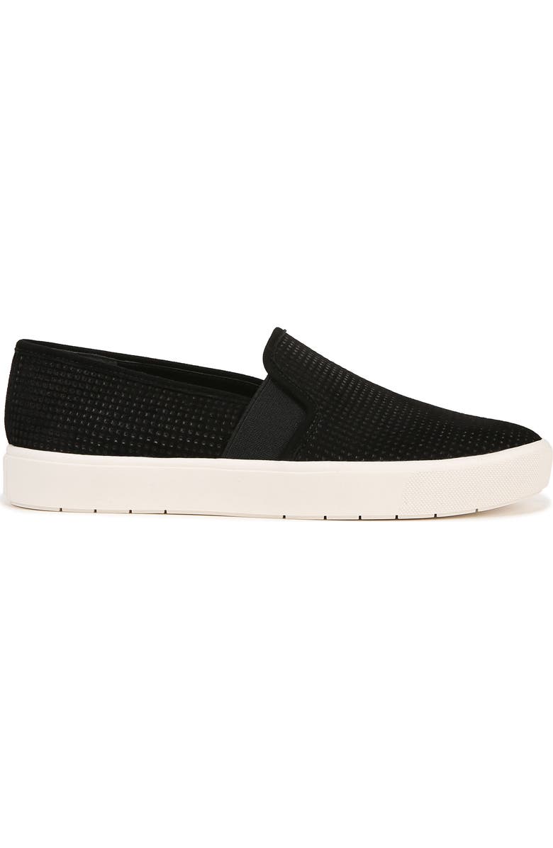 Vince Blair Slip-On Sneaker, Alternate, color, Black Perforated Suede