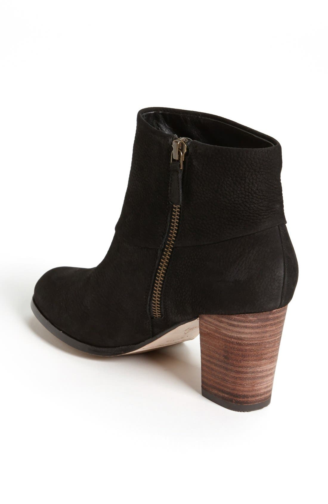 'Cassidy' Bootie, Alternate, color, BLACK NUBUCK