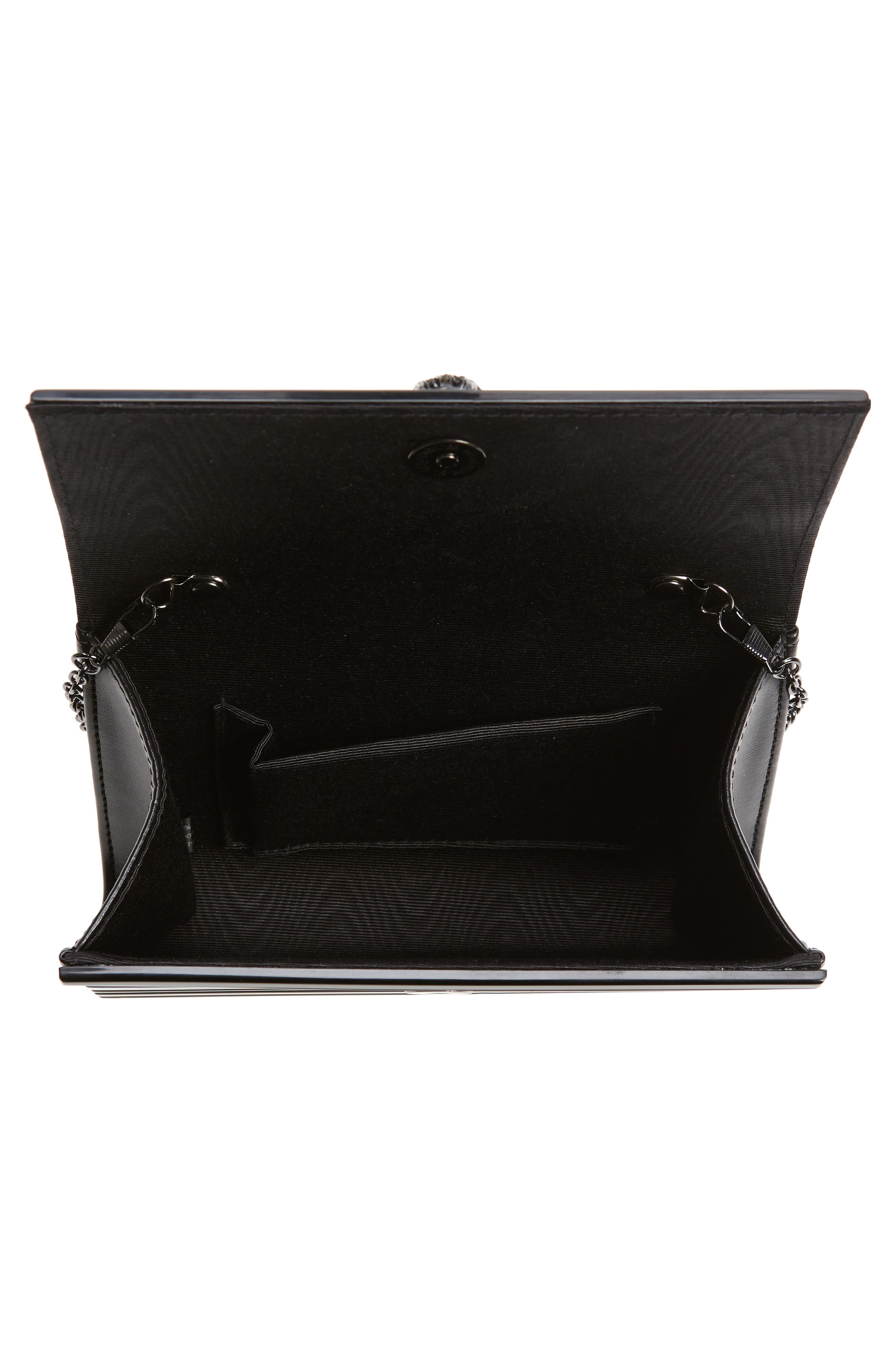 Kurt Geiger London Party Eagle Drench Clutch, Alternate, color, Black