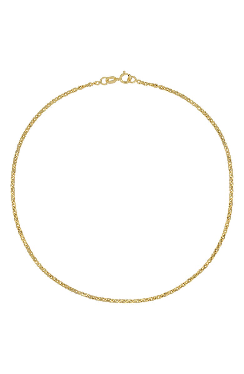 Bony Levy 14K Gold Chain Anklet, Main, color, 