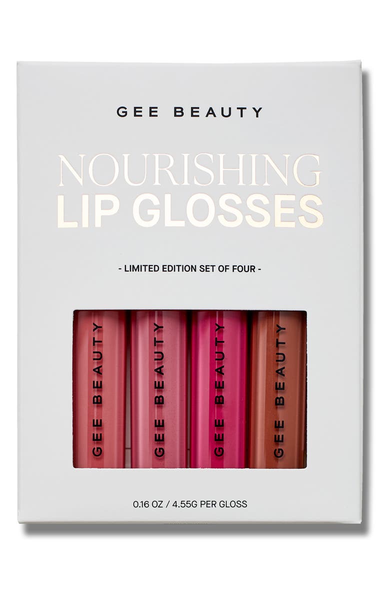 GEE BEAUTY Nourishing Lip Gloss Set, Main, color,