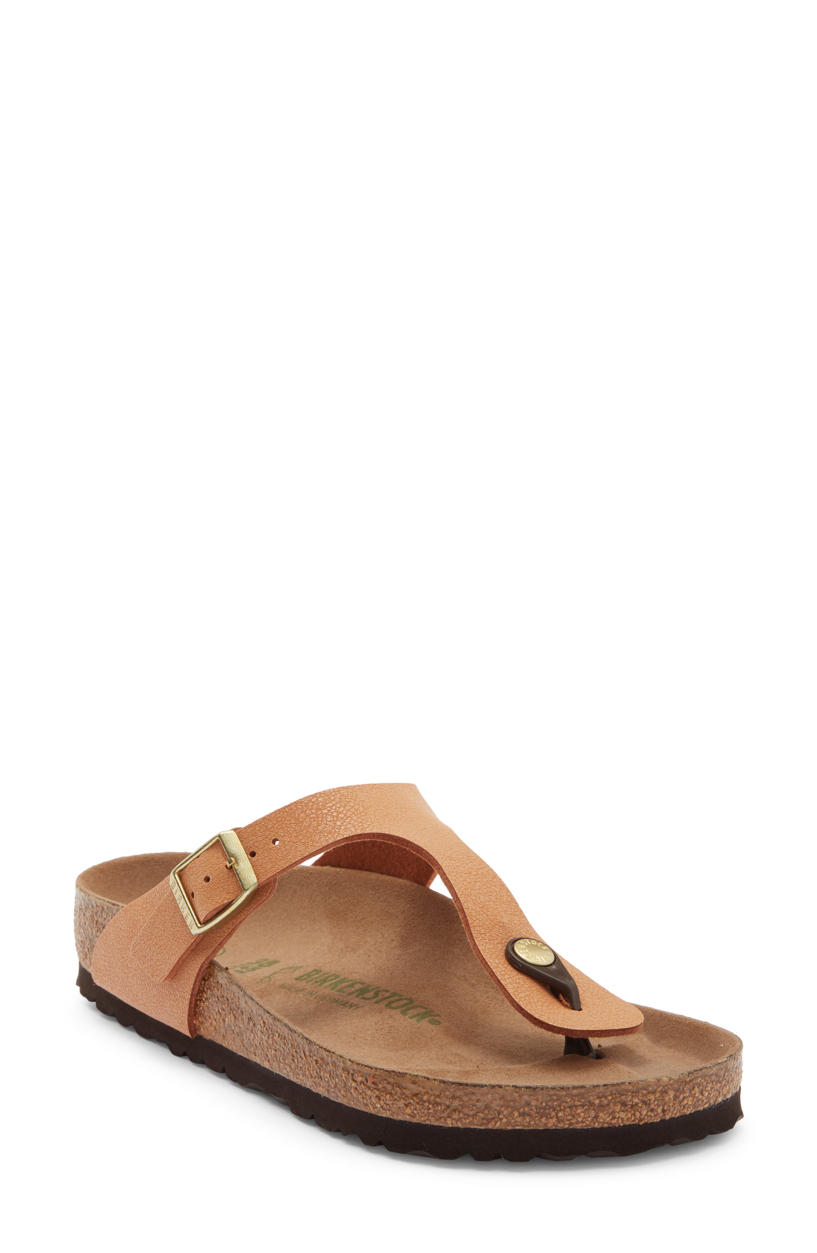 Birkenstock Gizeh Earthy Thong Sandal, Main, color, Pecan