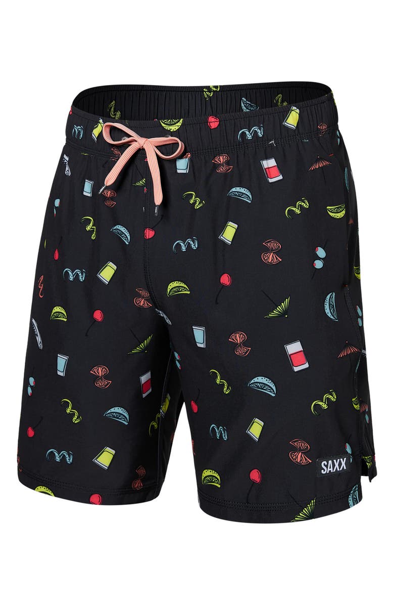 SAXX Oh Buoy 2N1 7-Inch Volley Swim Shorts, Alternate, color, 