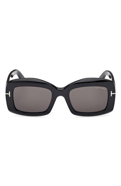 83mm Square Sunglasses