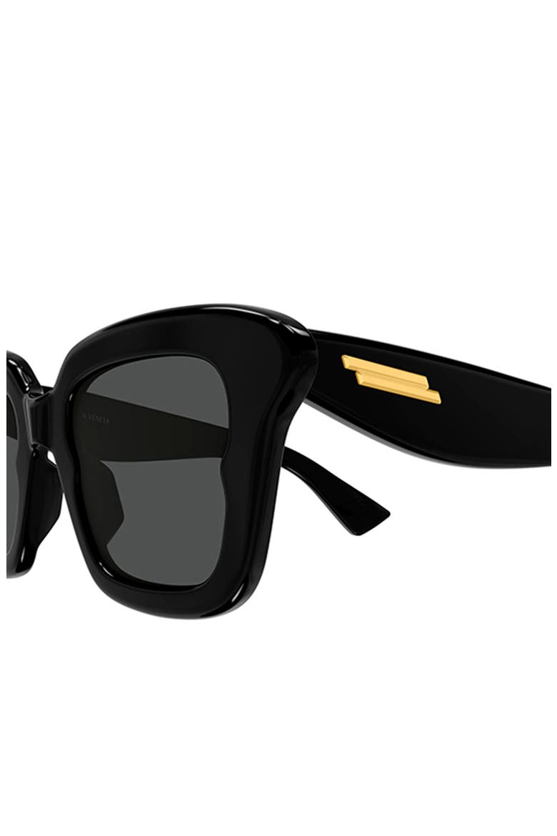 BV1493S 48mm Polarized Gradient Butterfly Sunglasses, Alternate, color, BLACK